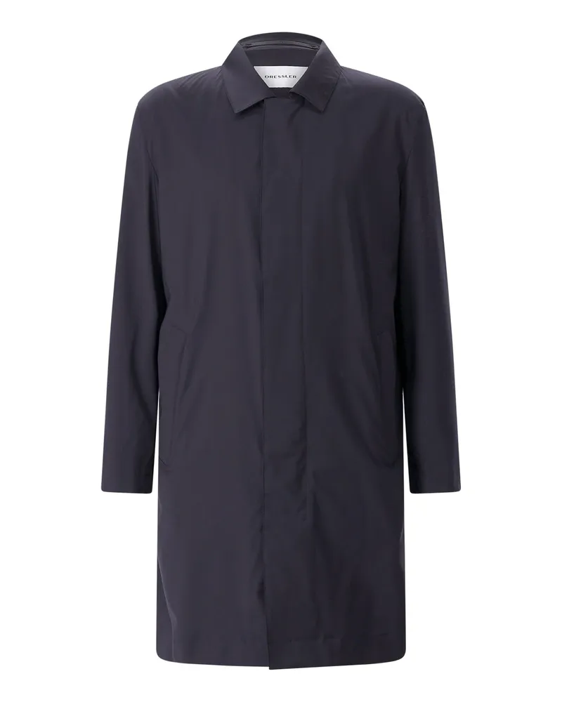 Dressler Mantel Fly aus Schurwolle Dunkelblau