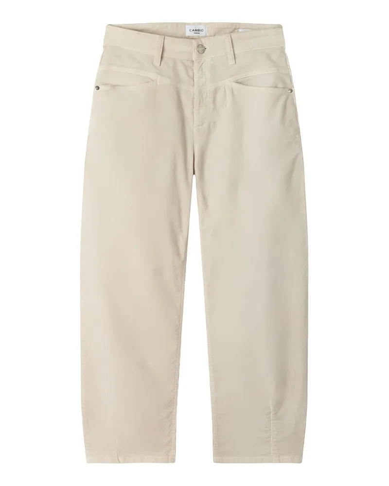 Cambio Cordhose aus Baumwoll-Mix Creme
