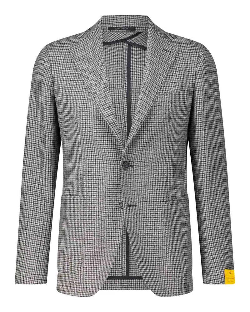 Tagliatore Sakko mit Hahnentritt-Muster Grau
