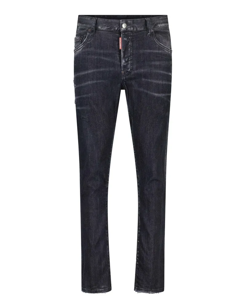 Dsquared2 Slim-Fit Skater Jeans Schwarz