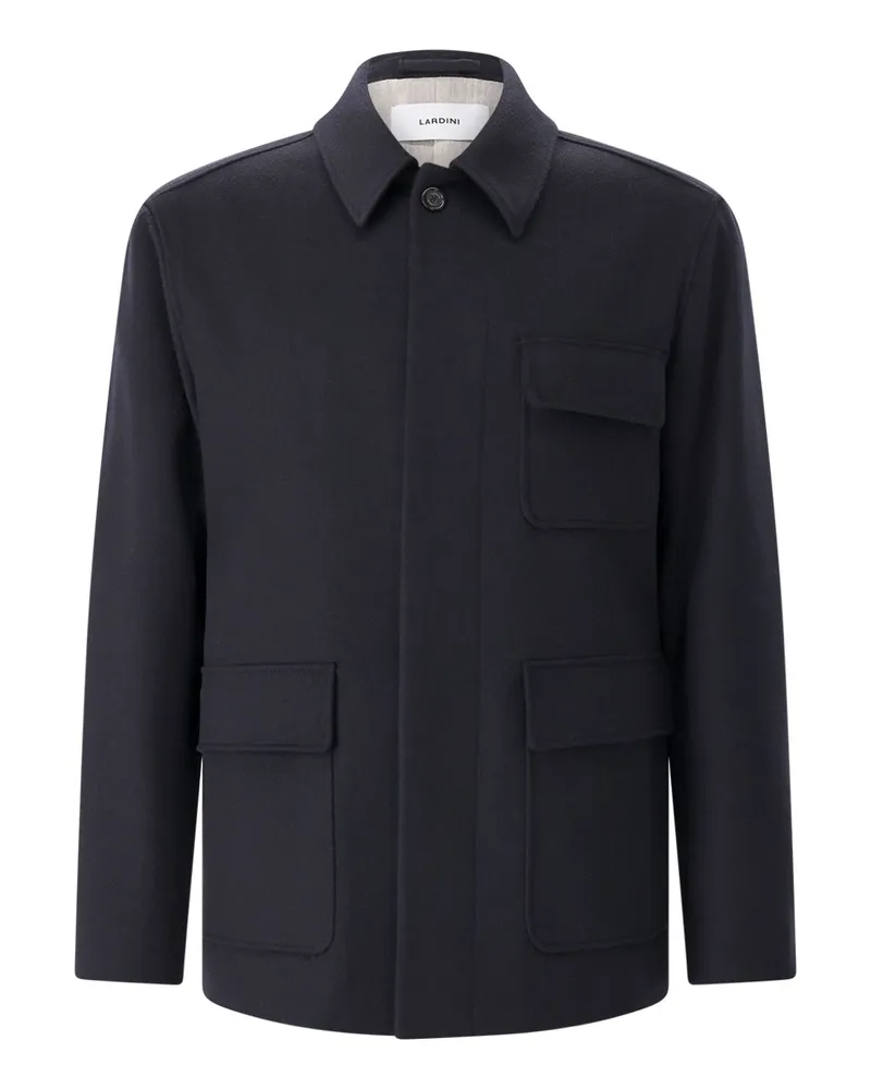 LARDINI Jacke Gospel aus Schurwolle Schwarz