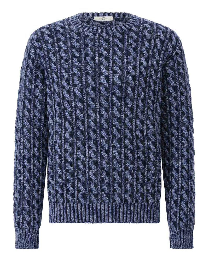 Etro Pullover aus Wolle Blau