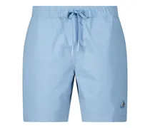 Badeshorts mit Logo-Patch
