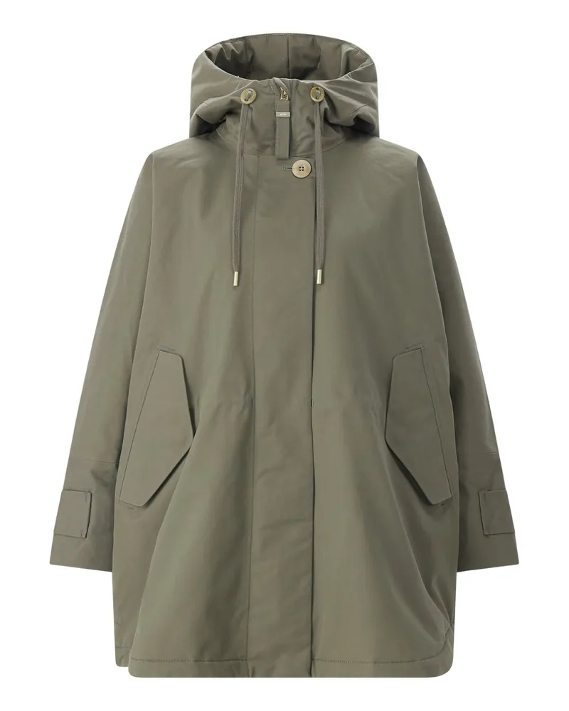 G-Lab Jacke Feli aus Baumwoll-Mix Dunkelgrün
