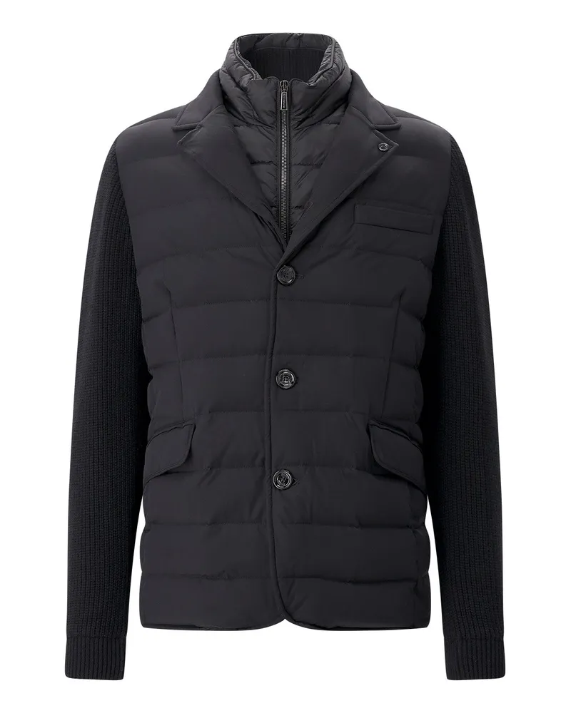 MOORER Jacke Rogers mit Daunen Schwarz