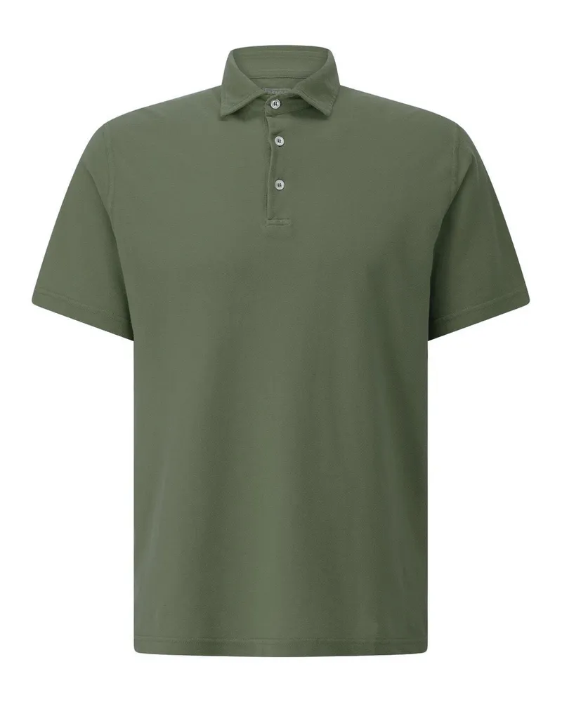 Fedeli Poloshirt aus Baumwolle Grün