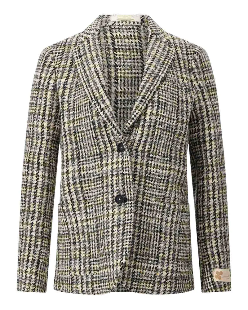 Massimo Alba Blazer Stromboli aus Woll-Mix Grün