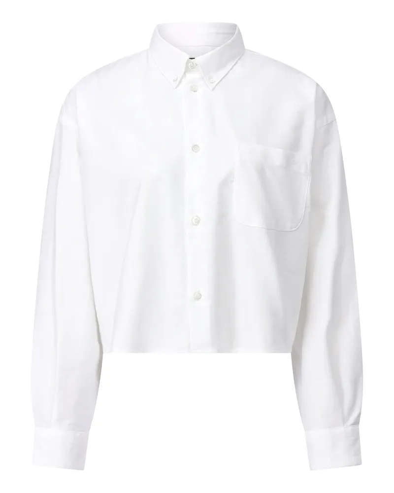 A.P.C. Cropped Hemdbluse Sophia Weiß