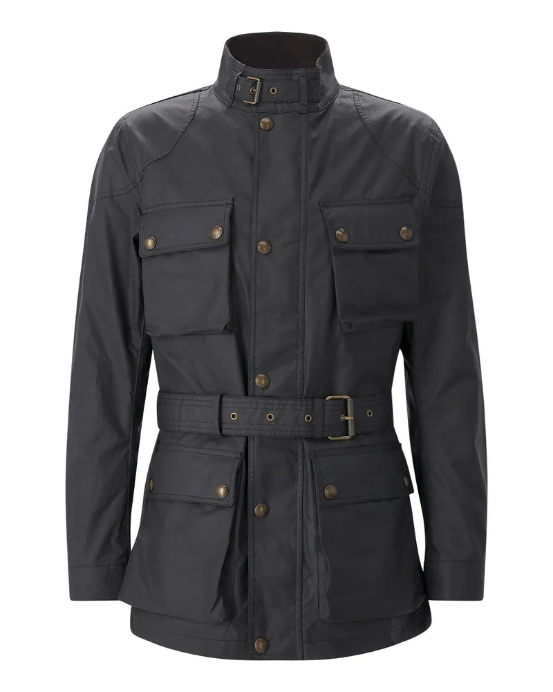 Belstaff Jacke Trialmaster aus Baumwolle Schwarz
