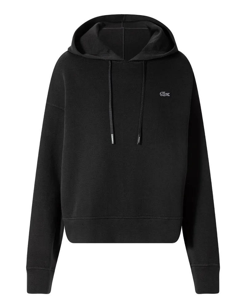 Lacoste Hoodie mit Logo Schwarz