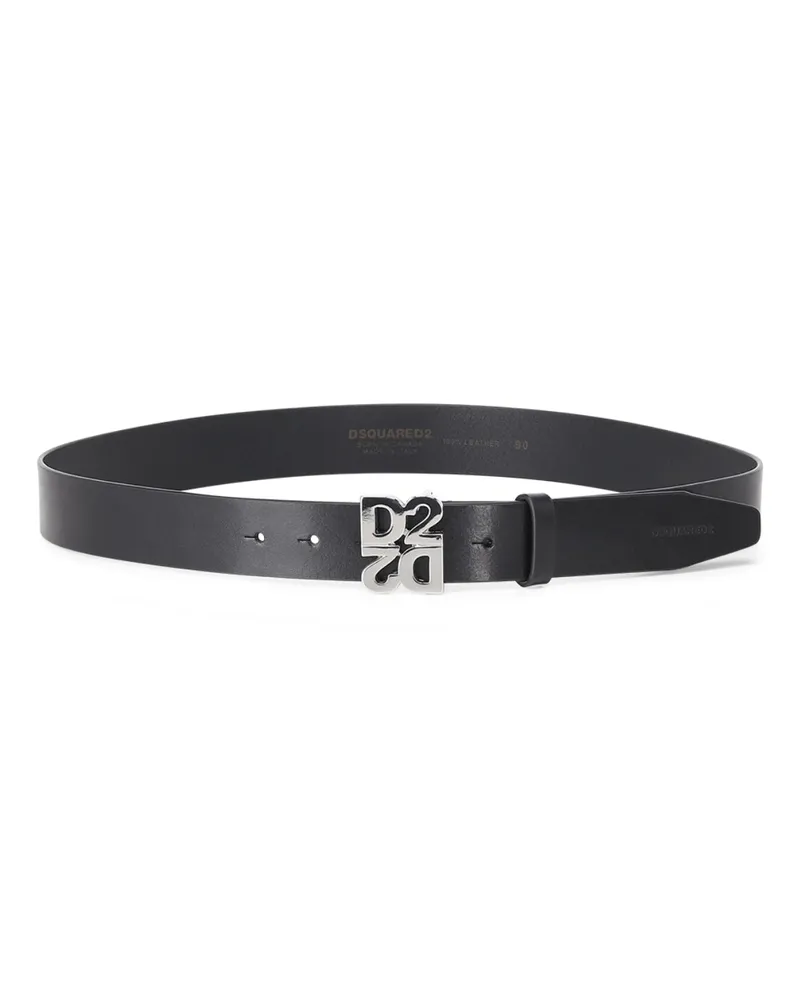 Dsquared2 Gürtel aus Leder Schwarz