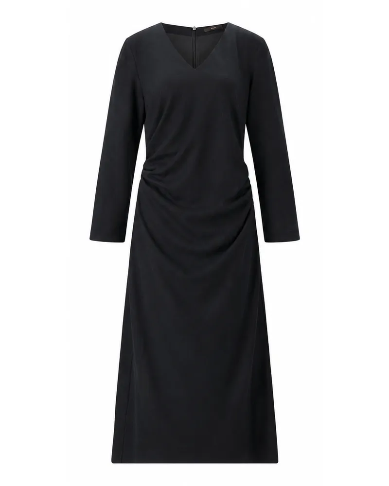 windsor. Midikleid aus Woll-Mix Schwarz
