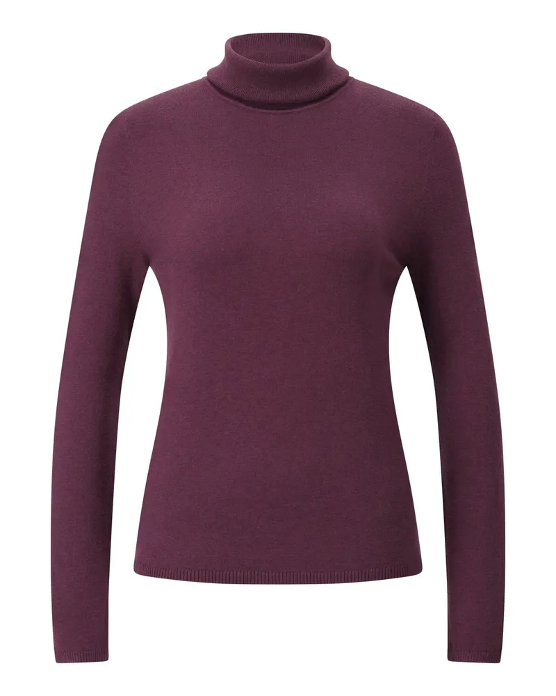 Luisa Cerano Pullover mit Rollkragen Lila