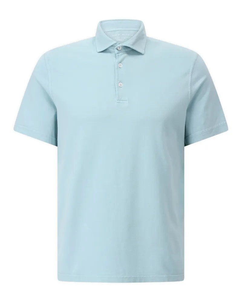 Fedeli Poloshirt aus Jersey Hellgrün