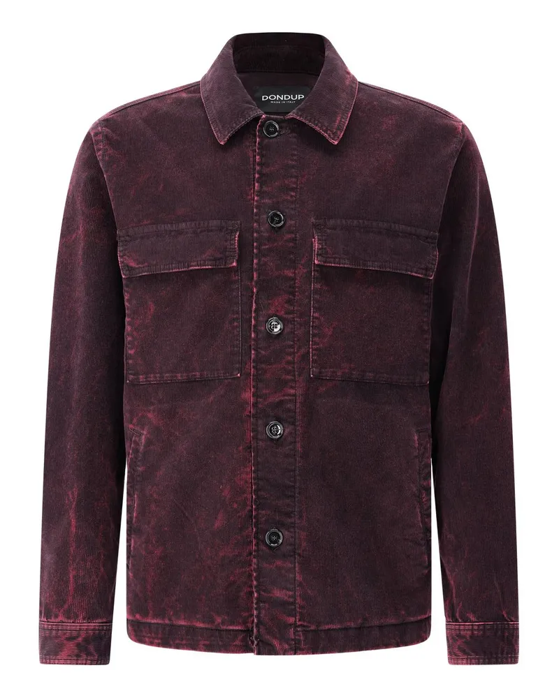 Dondup Jacke aus Cord Dunkelrot