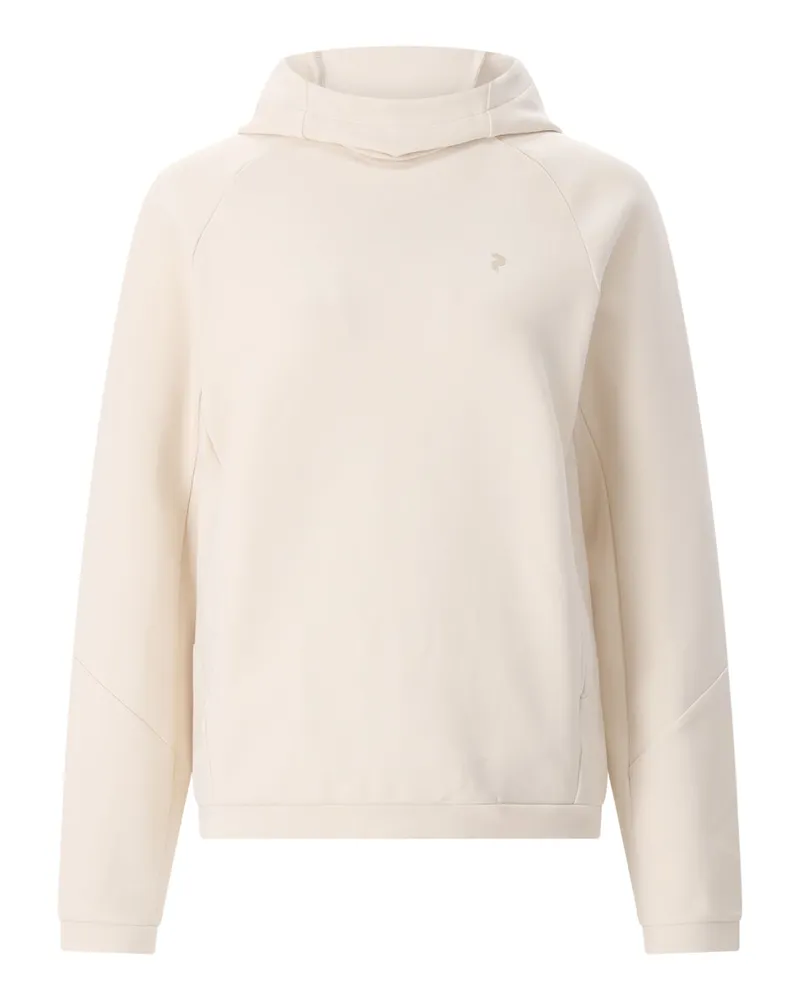Peak Performance Kapuzenpullover aus Baumwoll-Mix Creme