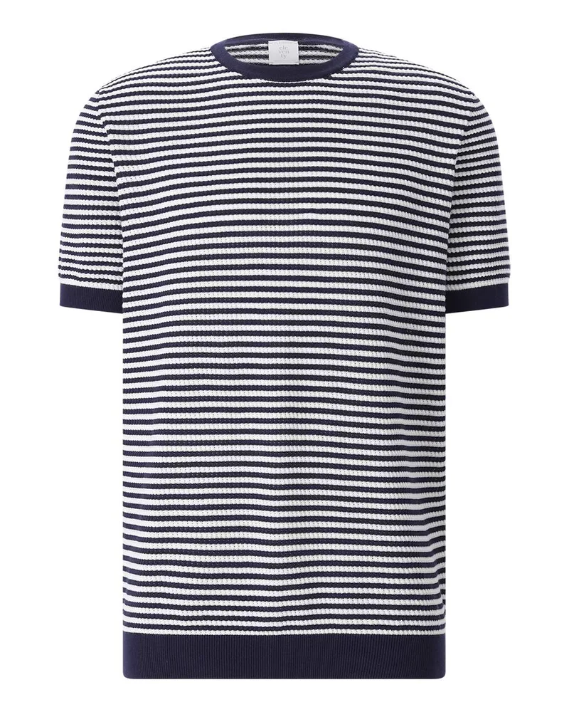 Eleventy T-Shirt aus Baumwolle Dunkelblau