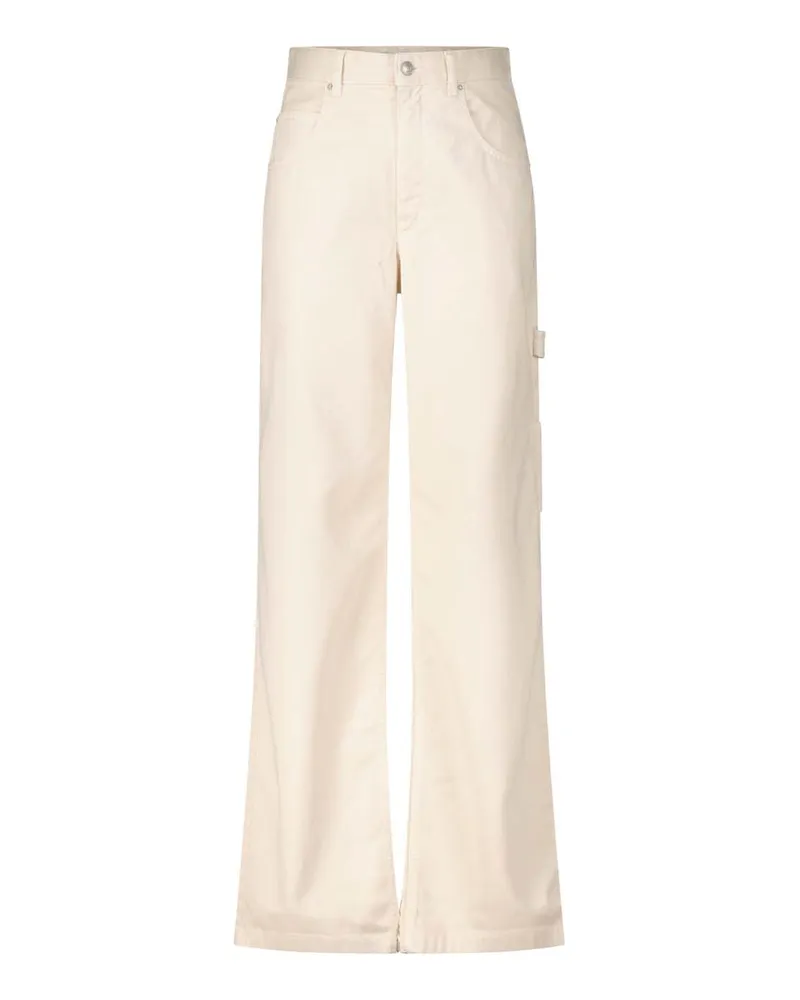 Isabel Marant High-Waist Jeans Bymara Creme