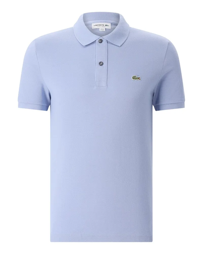 Lacoste Slim-Fit Poloshirt aus Baumwolle Hellblau