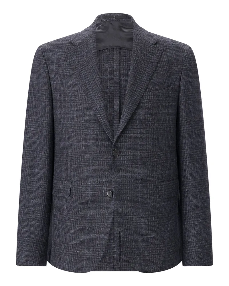 Dressler Sakko aus Schurwolle & Seide Navy