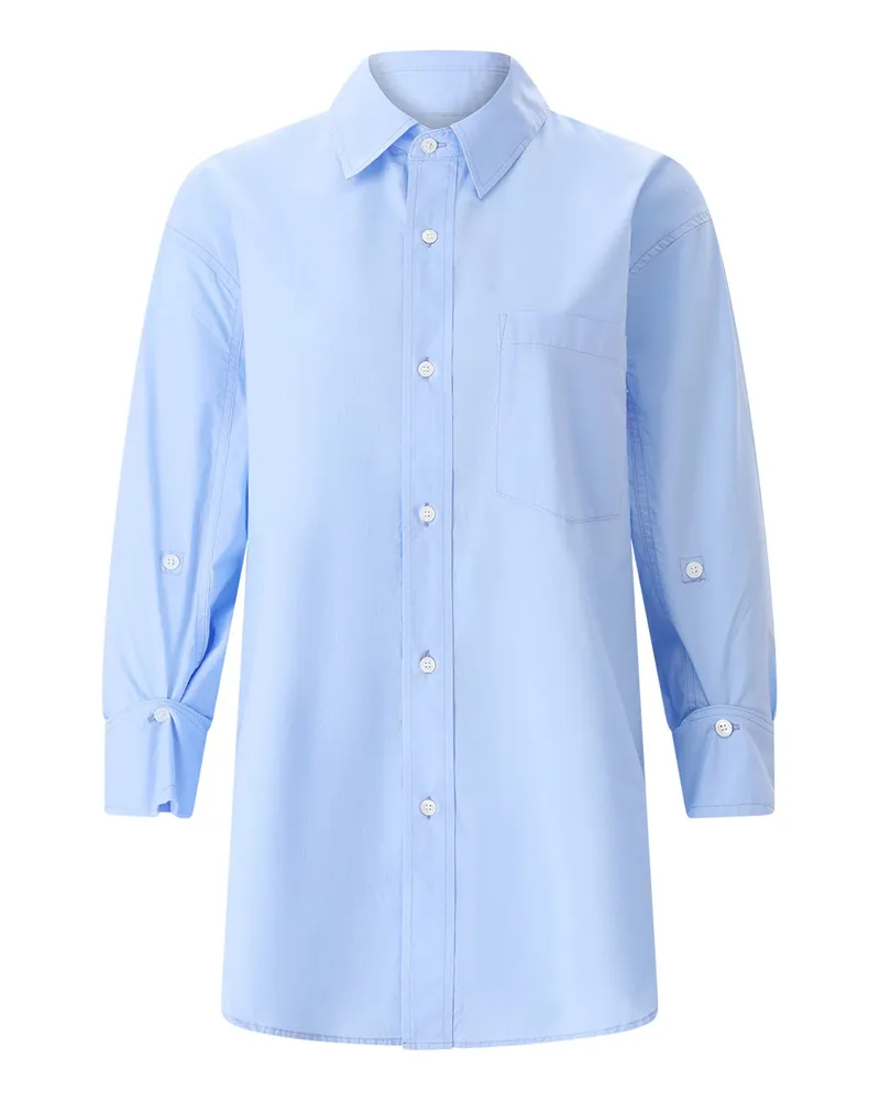 Citizens of humanity Hemdbluse aus Baumwolle Hellblau