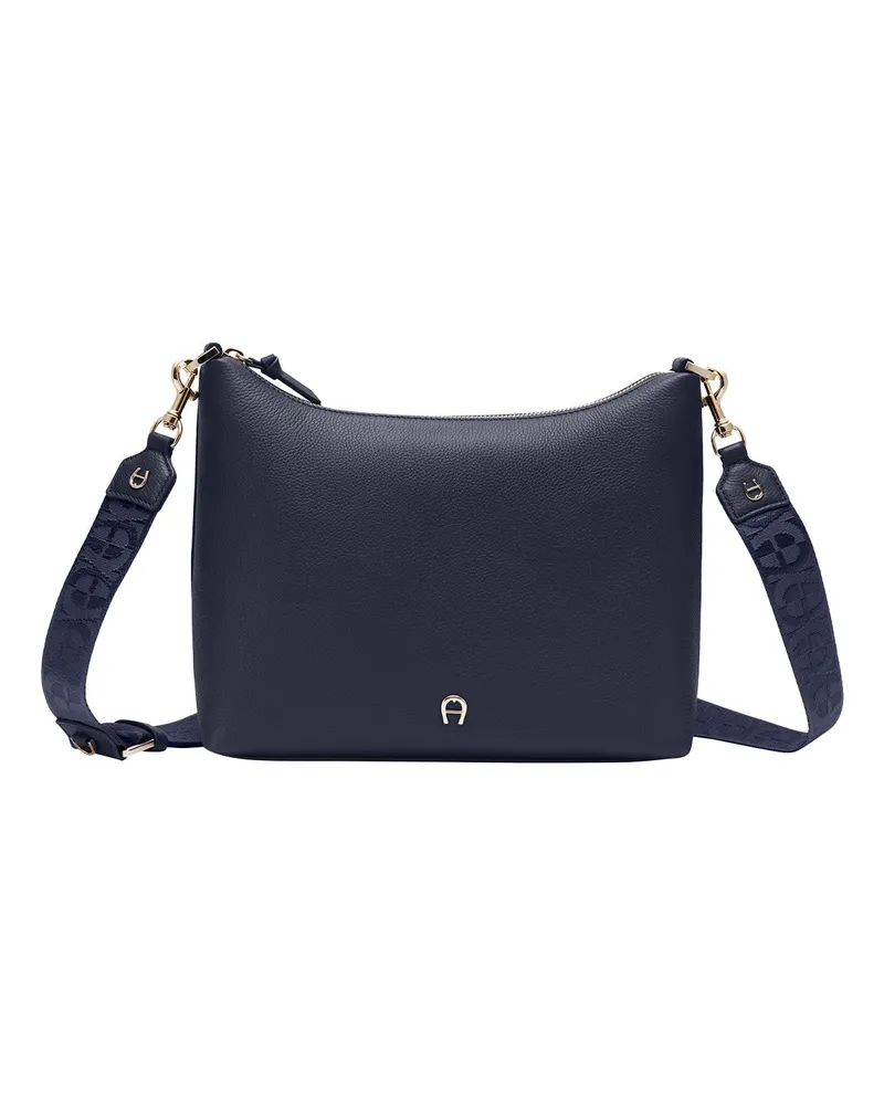 Aigner Umhängetasche Zita aus Leder Blau