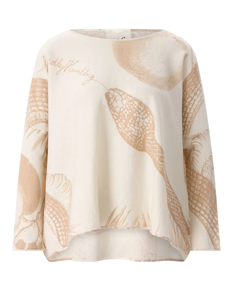 Friendly Hunting Pullover Imara mit Muster Hellbraun
