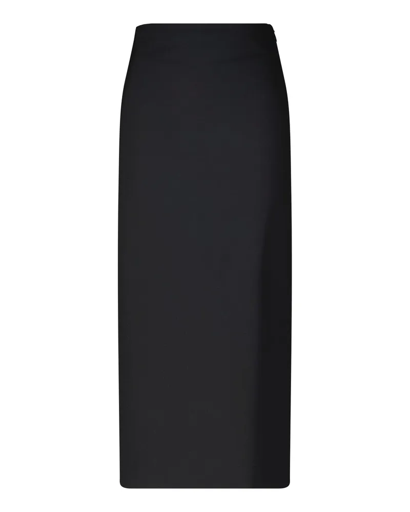 LOULOU Midirock Samos mit Schlitz Schwarz