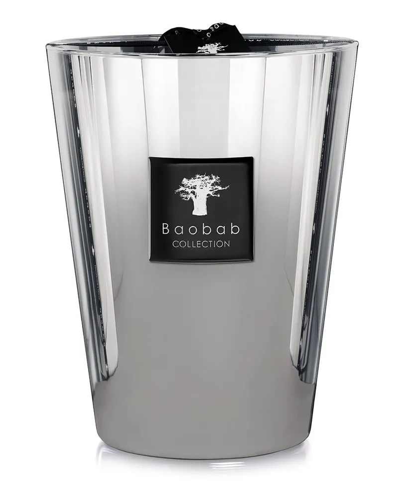 Baobab Collection Duftkerze Les Exclusives Platinum Silber
