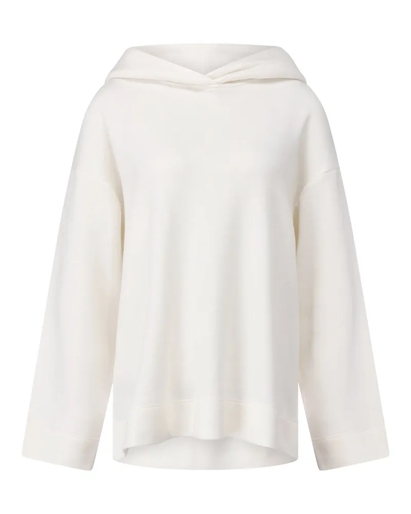 Dondup Hoodie aus Feinstrick Creme