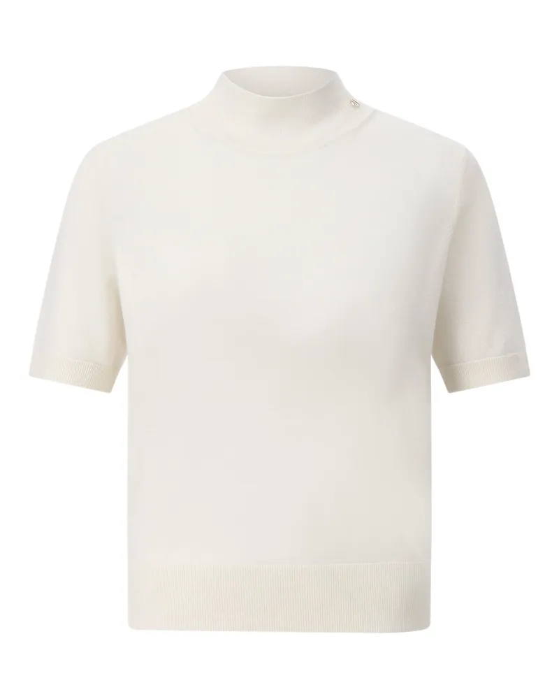 Anine Bing Kurzarmpullover Monique mit Kaschmir Creme