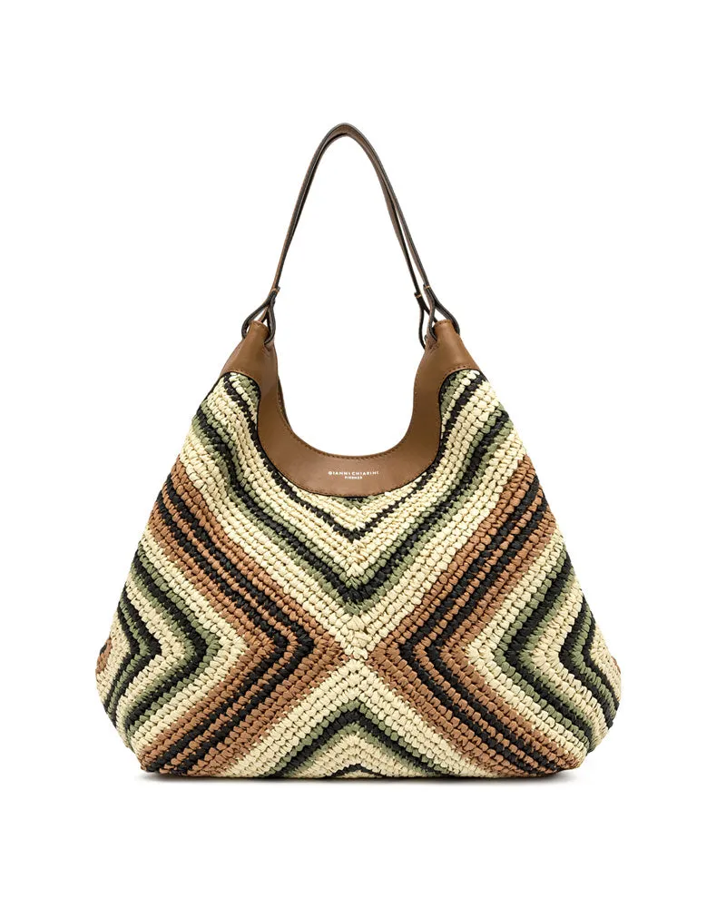 Gianni Chiarini Schultertasche Dua Multicolor