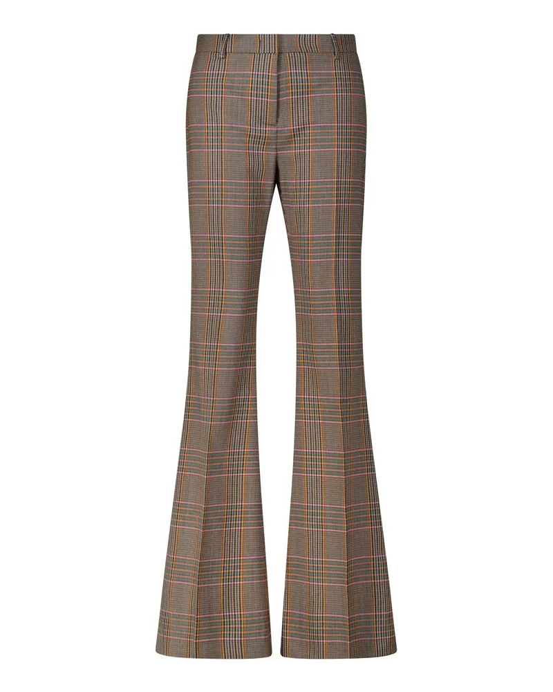 Etro Stoffhose aus Woll-Mix Multicolor