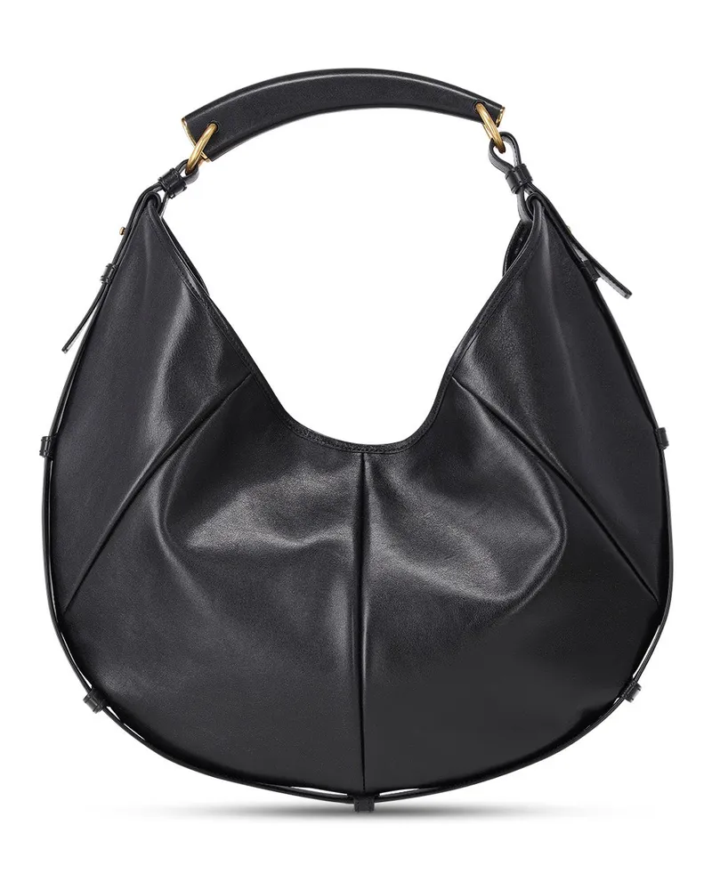 Saint Laurent Schultertasche aus Leder Schwarz