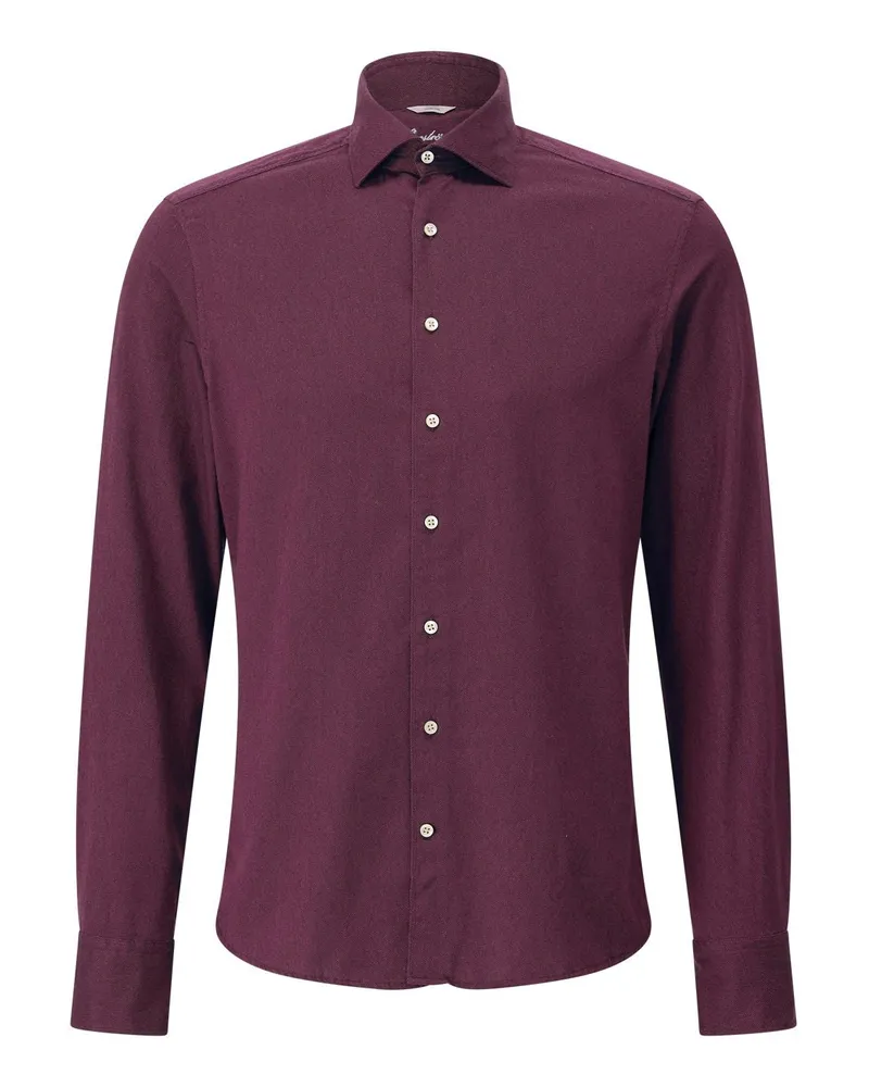 Stenströms Slim-Fit Hemd aus Baumwolle Lila