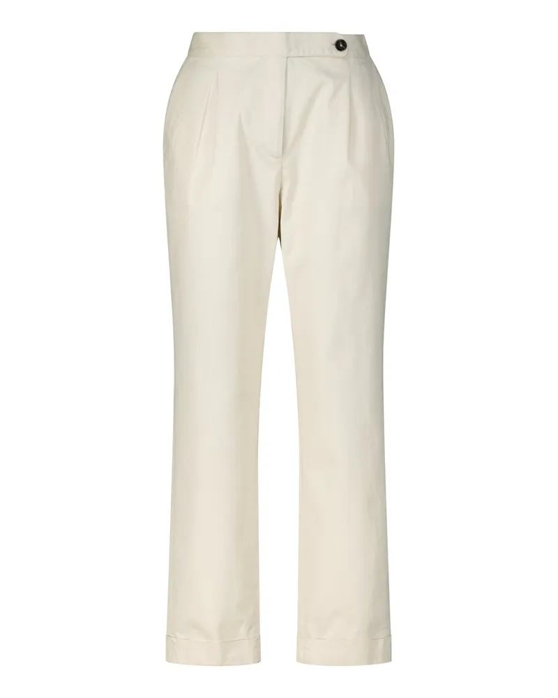 Massimo Alba Stoffhose Boga Creme