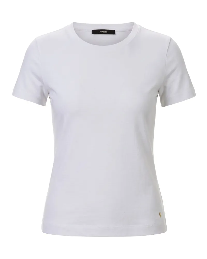 windsor. T-Shirt aus Baumwolle Weiß