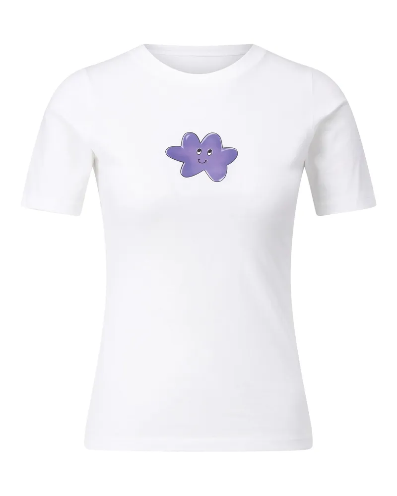 Maison Margiela T-Shirt mit Print Weiß