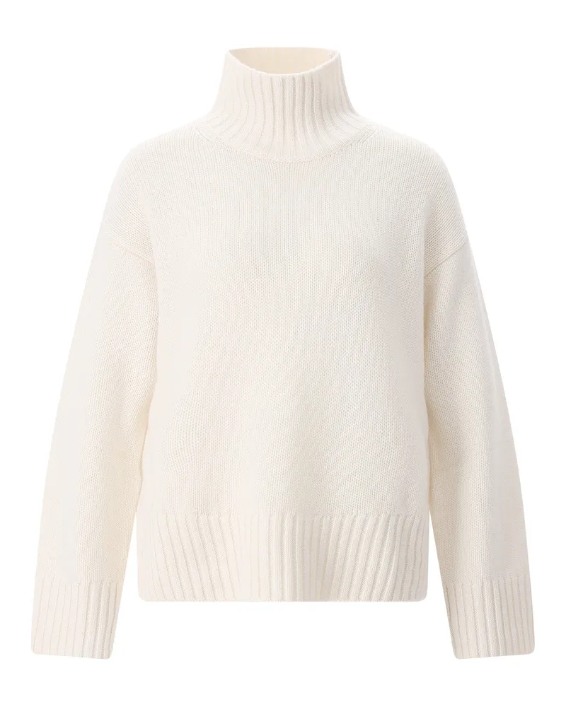 Barbour Pullover aus Wollmix Creme
