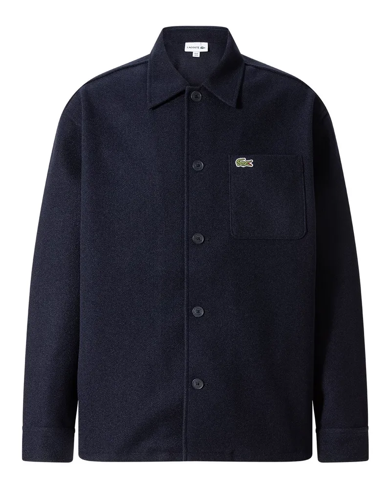 Lacoste Overshirt mit Brusttasche Navy