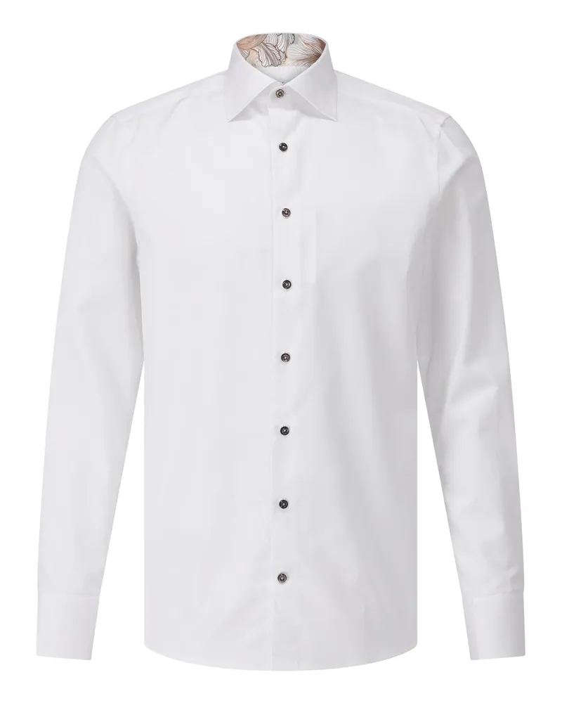 Stenströms Slim-Fit Hemd Weiß
