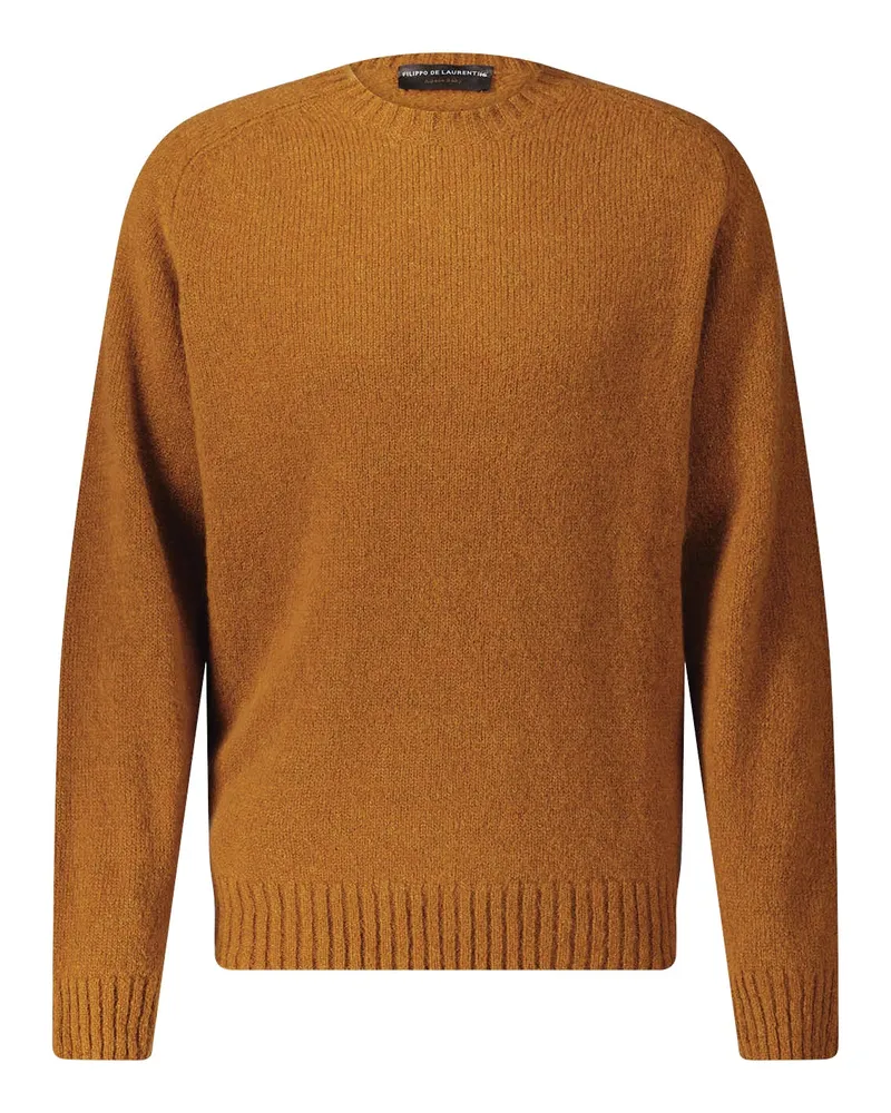 Filippo de Laurentiis Pullover aus Alpaka-Woll-Mix Orange