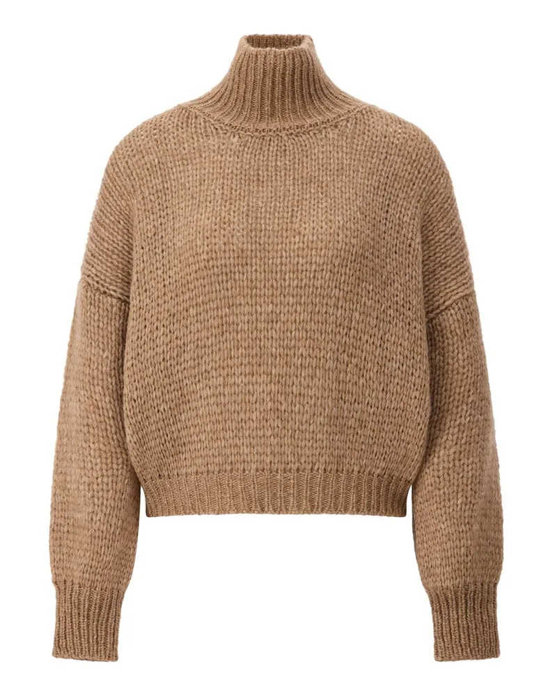 Roberto Collina Pullover aus Alpaka-Mix Braun