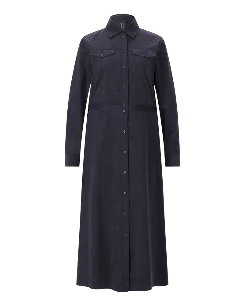 Marc Cain Maxikleid aus Cord Navy