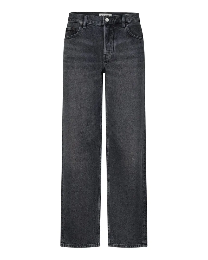 Frame Denim Relaxed-Fit Jeans Dunkelgrau