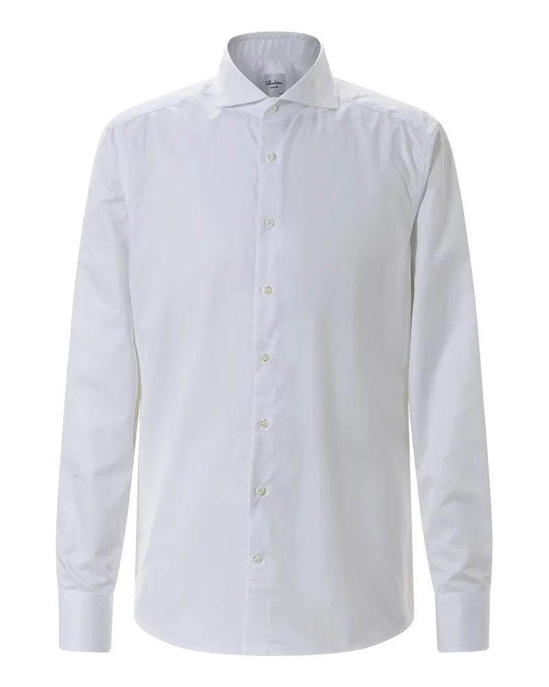 Stenströms Slim-Fit Hemd aus Baumwolle Dunkelblau