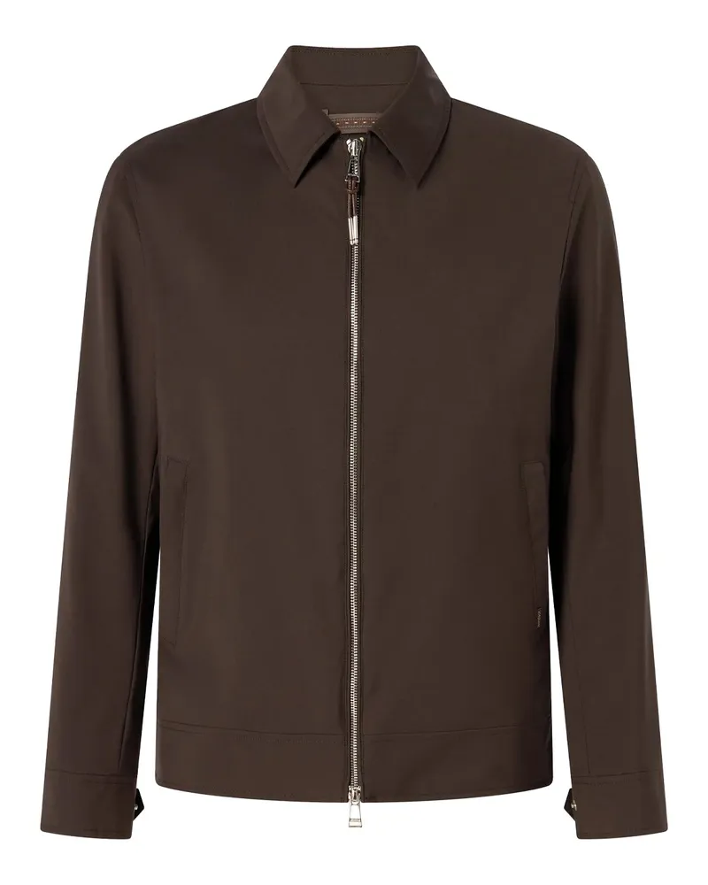 windsor. Blouson Attilio aus Schurwolle Braun