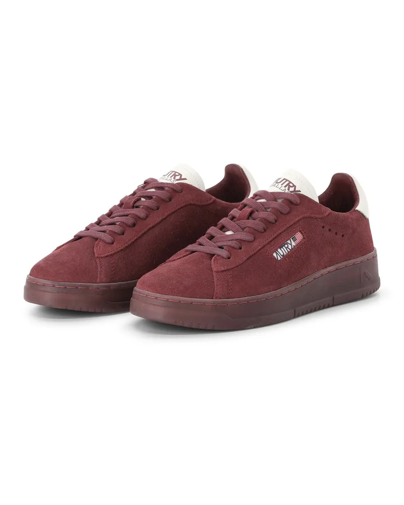 AUTRY Sneaker Dallas Low aus Veloursleder Rot