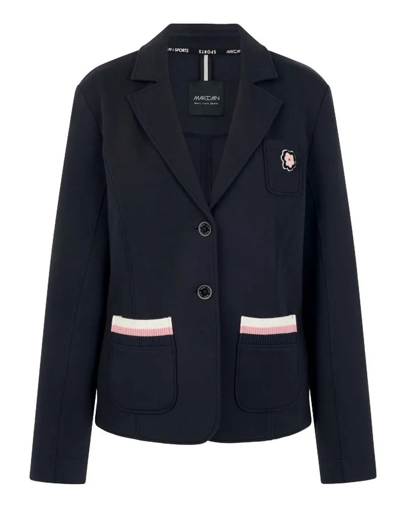 Marc Cain Blazer aus Baumwoll-Mix Schwarz