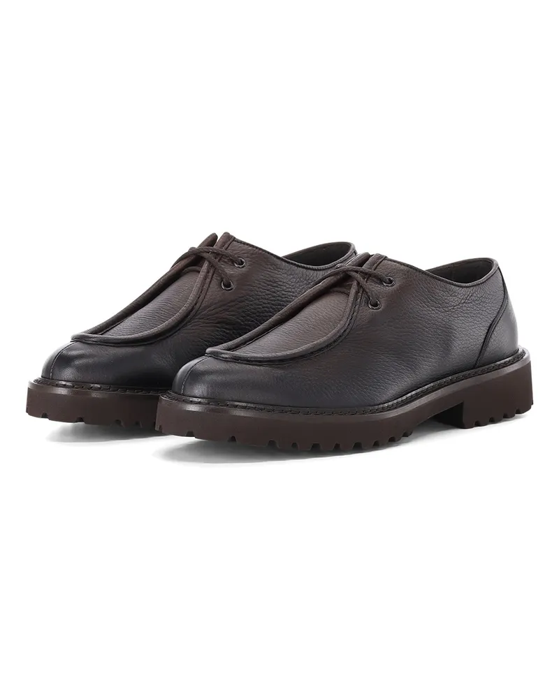 Doucal´s Schnürschuhe aus Leder Dunkelbraun